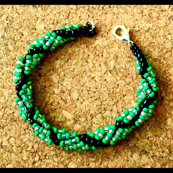 “Late summer” Artisan Bracelet & Earrings set - Picture 3 of 3